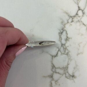 Swank vintage silver tie clip